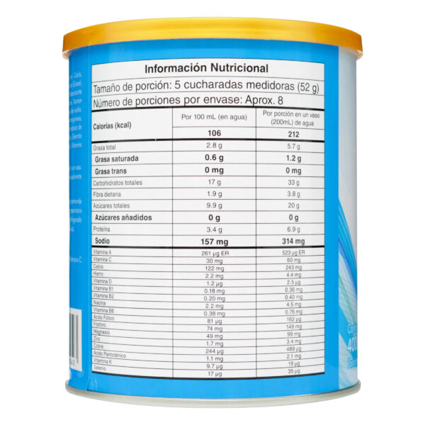 Vitalor Plus 400g Nutrición Con Sabor Vainilla - Imagen 3