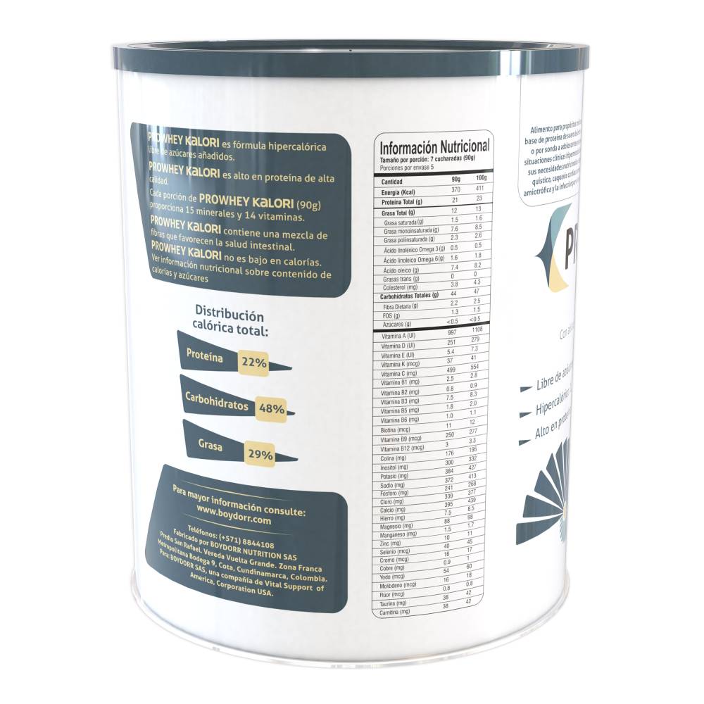 Prowhey Kalori Vainilla 460g - Alto En Proteína - Imagen 3