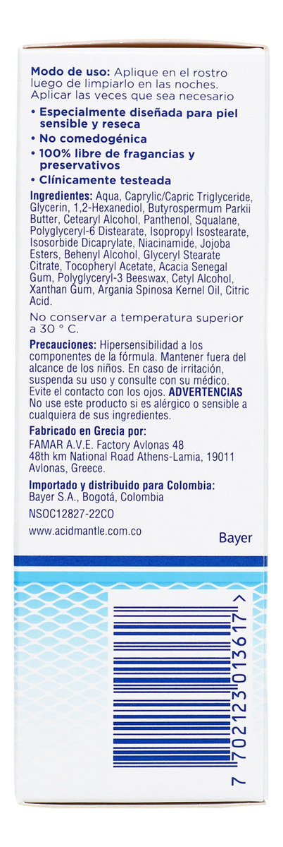 Acid Mantle Pro B5 Loción Facial Noche Restauradora 50 Ml - Imagen 2