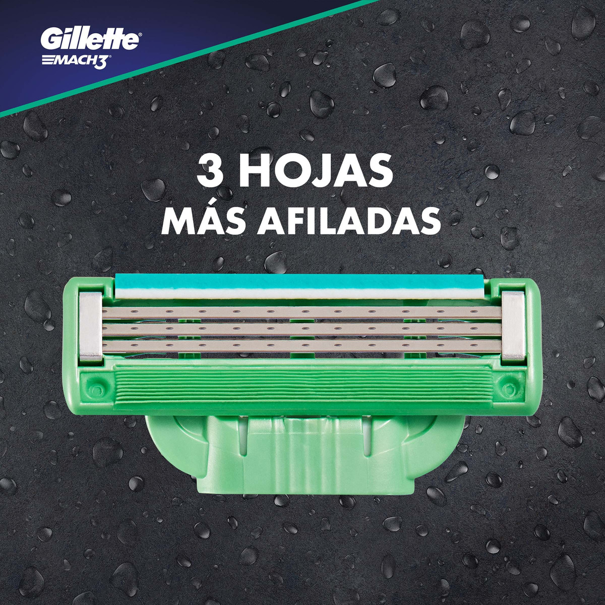 Repuestos Maquina Gillette Mach3 Sensitive X2 Unidades - Imagen 3