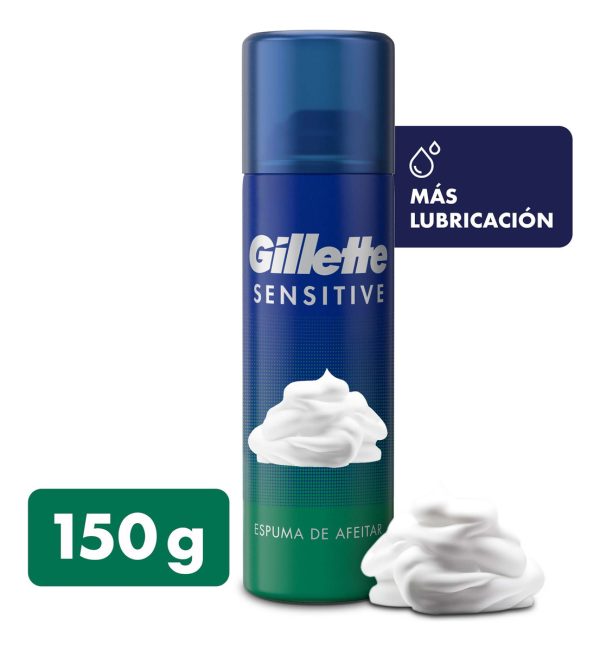 Espuma De Afeitar Gillette Sensitive X 150 Gr