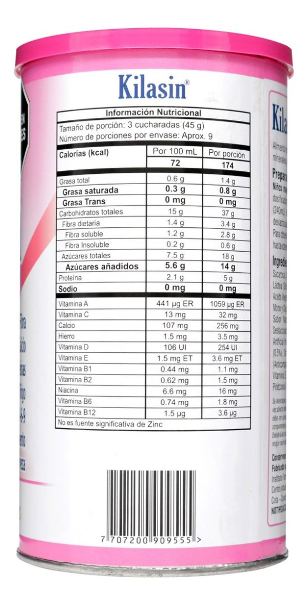 Multivitaminico Kilasin Fresa Natural Evolution 400 G - Imagen 3