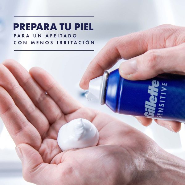Espuma De Afeitar Gillette Sensitive X 150 Gr - Imagen 3