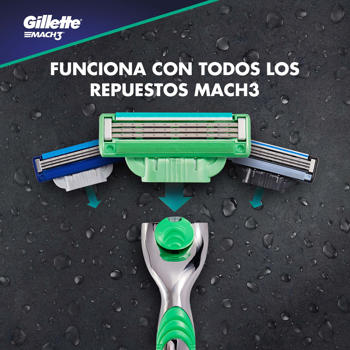 Repuestos Maquina Gillette Mach3 Sensitive X2 Unidades - Imagen 8
