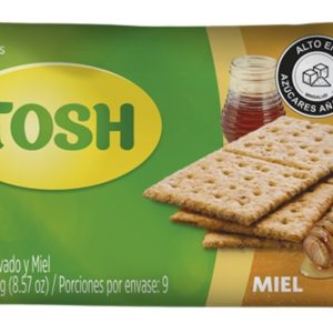 Galletas Tosh Miel 9 Unidades