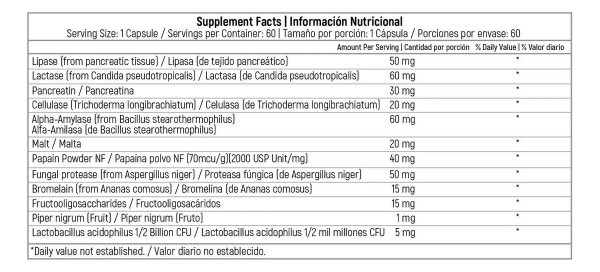 Enzimax Complete 60 Capsulas - Healthy America - Imagen 2