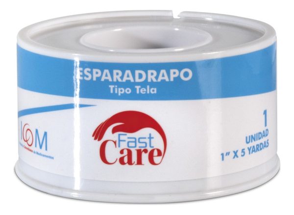Esparadrapo Tela Blanco Fastcare 1x5