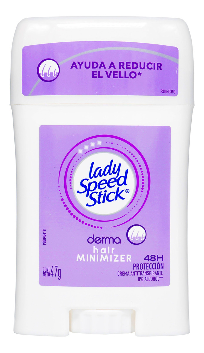 Desodorante Lady Speed Stick Crema Derma Hair Min 47 G
