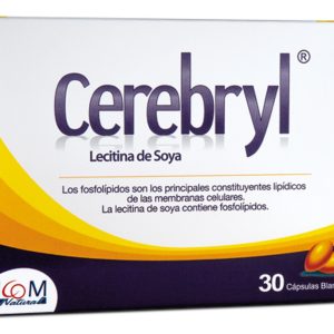 Cerebryl 1200 Mg Lecitina De Soya - 30 Cápsulas Blandas