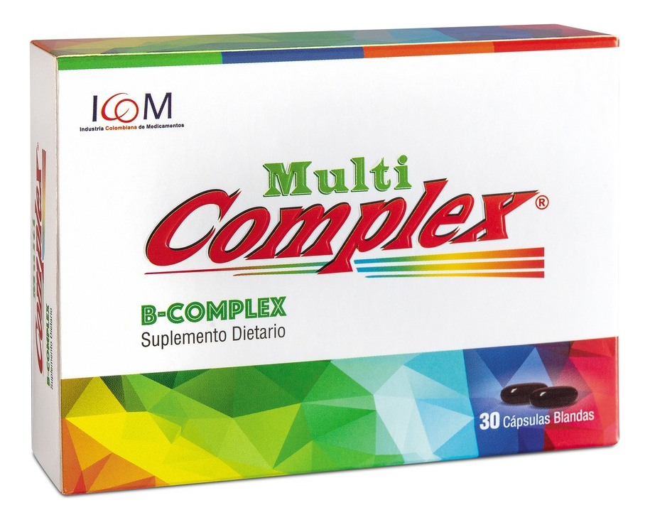 Suplemento Multplex B-complex 30 Cápsulas Blandas