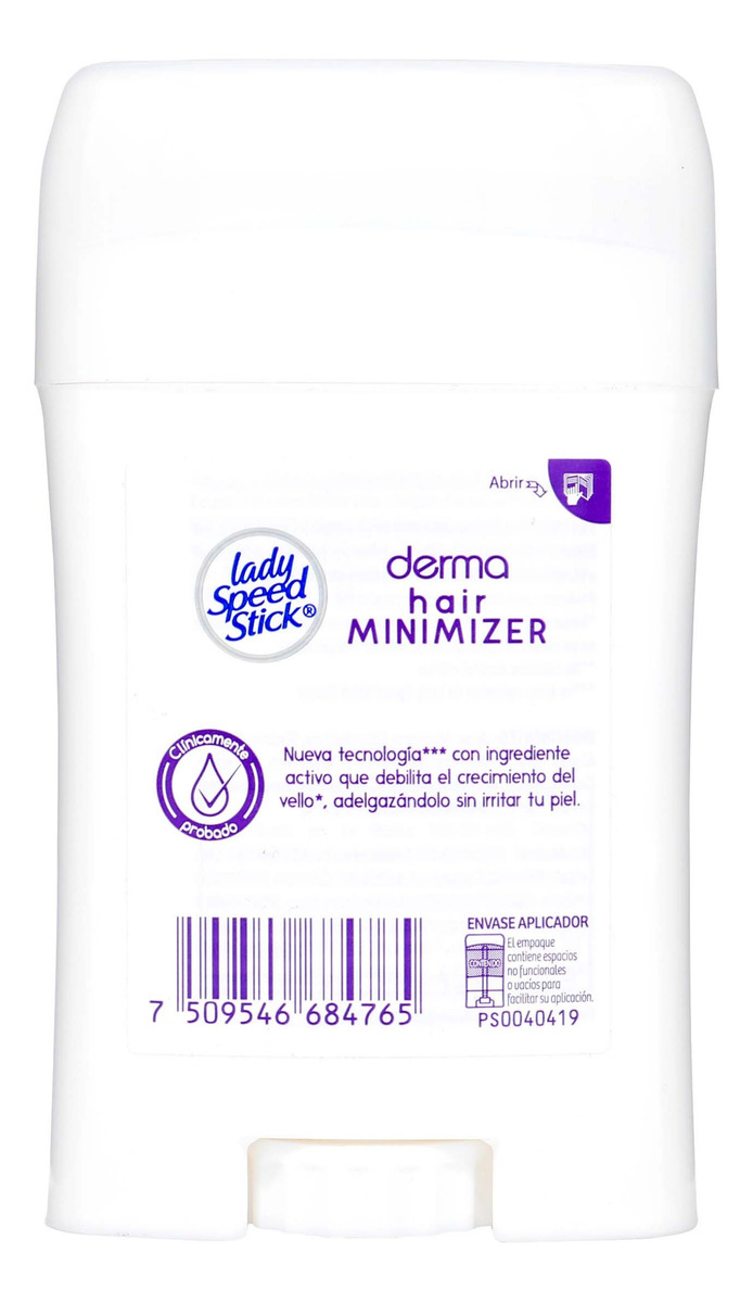 Desodorante Lady Speed Stick Crema Derma Hair Min 47 G - Imagen 2