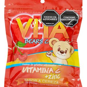 Gomas Vitamina C Vita Bears C + Zinc Cereza 25 Unidades