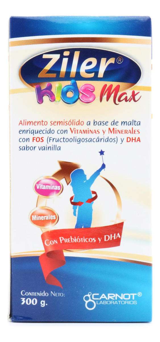 Ziler Kids Max Alimento Semisòlido Probióticos Y Dha 300 Gr