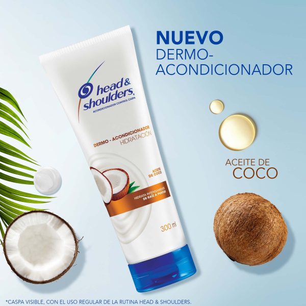 Acondicionador Head & Shoulders Hidratación Coco 300 Ml - Imagen 6