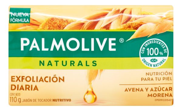 Jabón Palmolive Avena Exfoliación Diaria 110 Gr