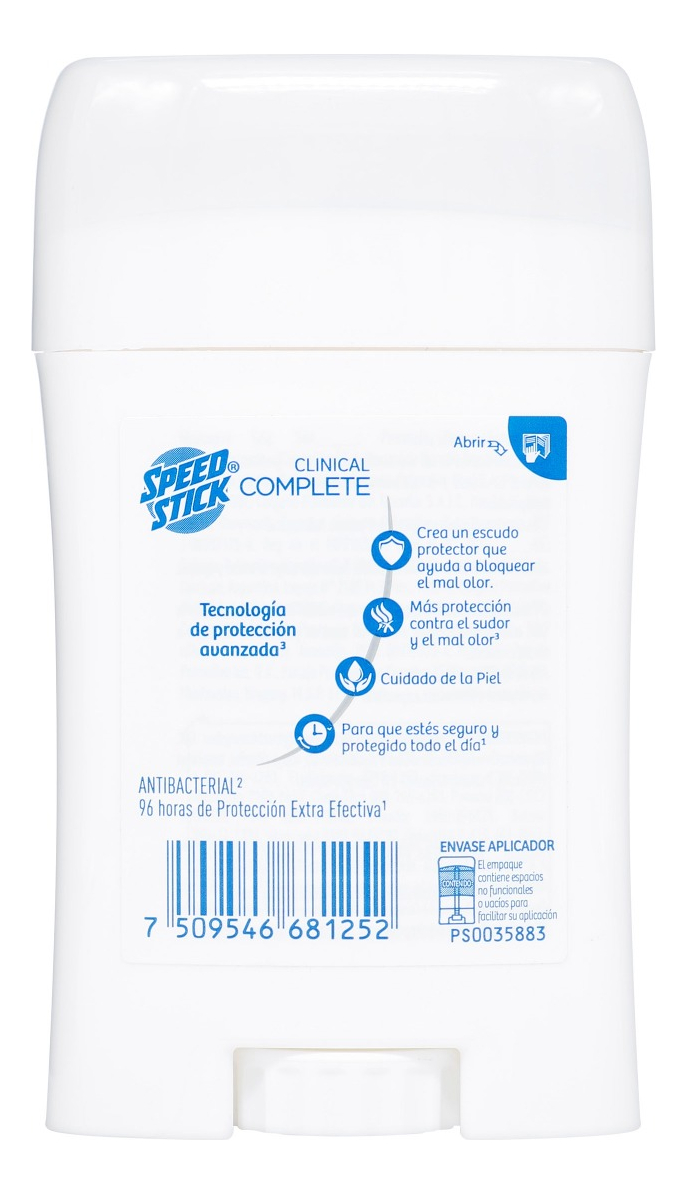 Desodorante En Crema Speed Stick Clinical Complete Dry 47 Gr - Imagen 2