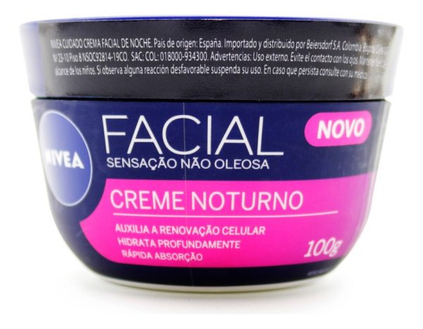 Crema Nivea Cuidado Facial Noche 100 Ml