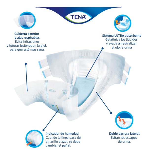 Pañales Incontinencia Tena Slip Ultra Talla S 21 Unidades - Imagen 3