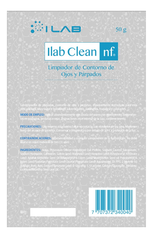 Ilab Clean Nf Gel Limpiador De Ojos Y Pàrpados - Imagen 2