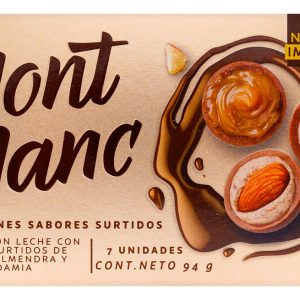 Chocolatina Mont Blanc Bombones Sabores Surtidos 7 Unidades