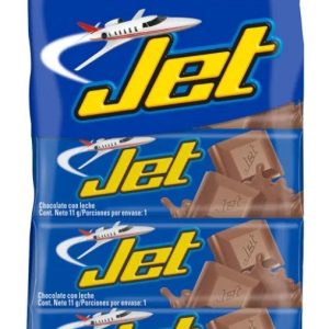 Chocolatina Jet Con Leche 11 Gr 12 Unidades