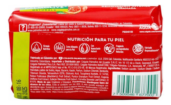 Jabón Palmolive Granada Renovación Intensa 110 G - Imagen 2
