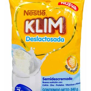 Leche Klim Deslactosada Semidescre.840 G