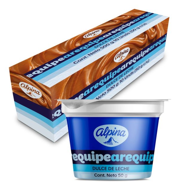 Arequipe Alpina 50 Gr 10 Unidades
