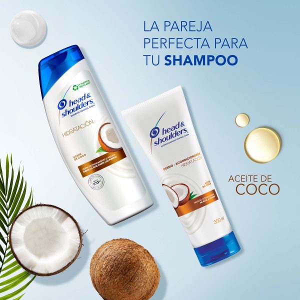 Acondicionador Head & Shoulders Hidratación Coco 300 Ml - Imagen 3