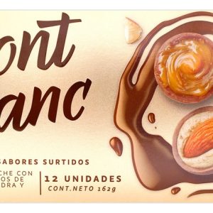 Chocolatina Mont Blanc Bombones Sabores Surtidos 12 Unidades
