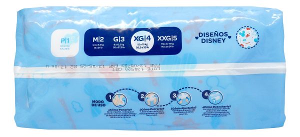 Pañal Huggies Triple Proteccion Etapa 4 X 25 Unidades - Imagen 4