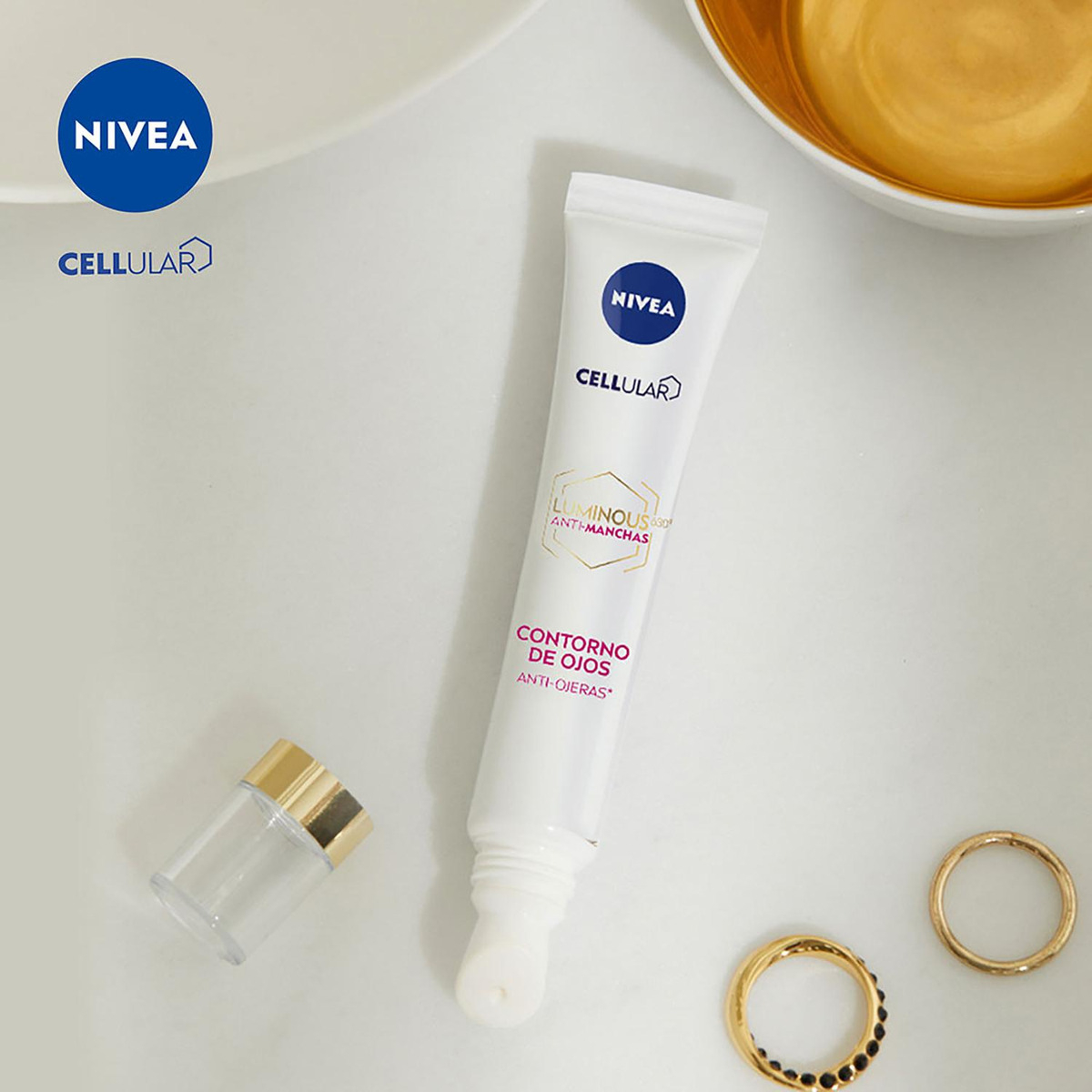 Nivea Cellular Contorno De Ojos Anti-ojeras Luminous 630, 15 - Imagen 5