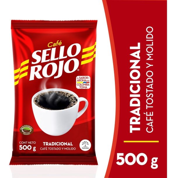 Cafe Molido Sello Rojo 500 Gr - Imagen 2