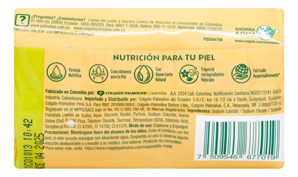 Jabón Palmolive Avena Exfoliación Diaria 110 Gr - Imagen 2
