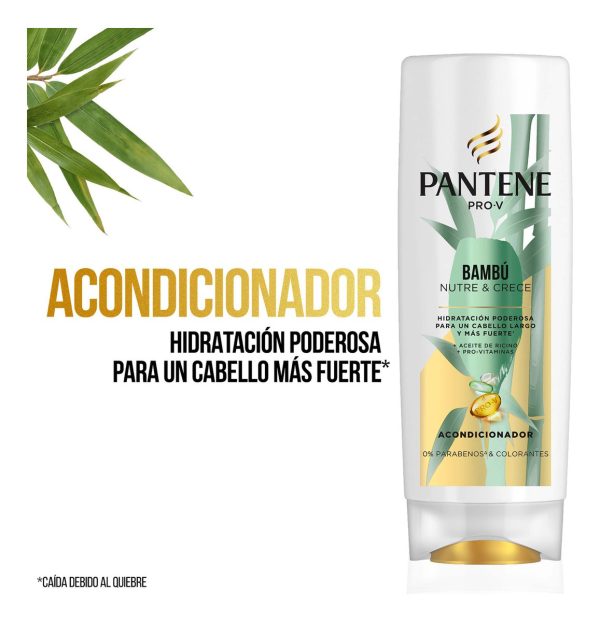 Acondicionador Pantene Bambu Nutre & Crece 200 Ml - Imagen 4
