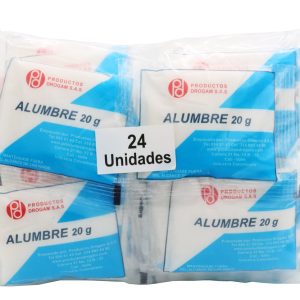 Alumbre 20 Gr 24 Sobres Drogam