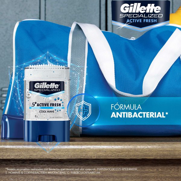Desodorante Gillette Gel Power Beads 82 G - Imagen 8
