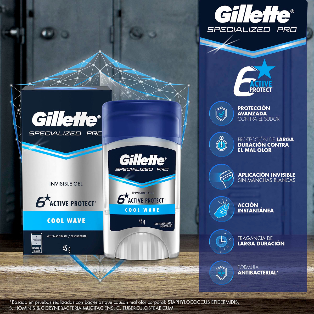 Desodorante Gillette Gel Clinical X 45g - Imagen 2
