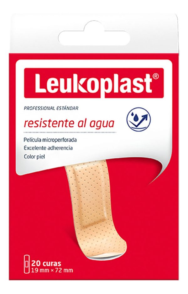 Curas Leukoplast Resistente Al Agua 20 Unidades