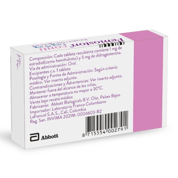 Estradiol Didrogesterona Femoston Conti 28 Tabletas - Imagen 2