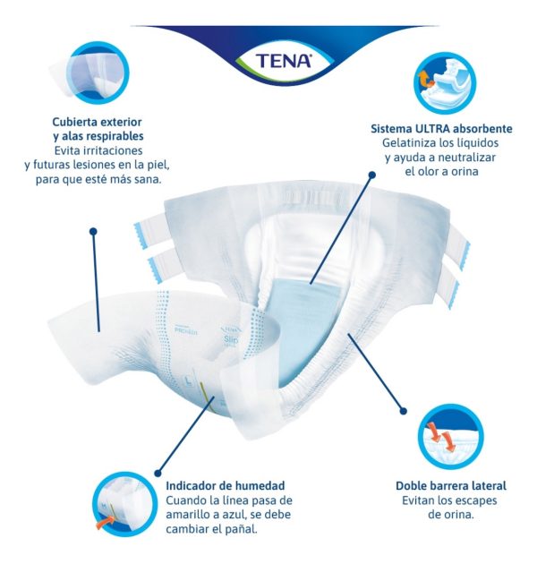 Pañal Tena Slip Ultra Talla L 1 Unidad - Imagen 2