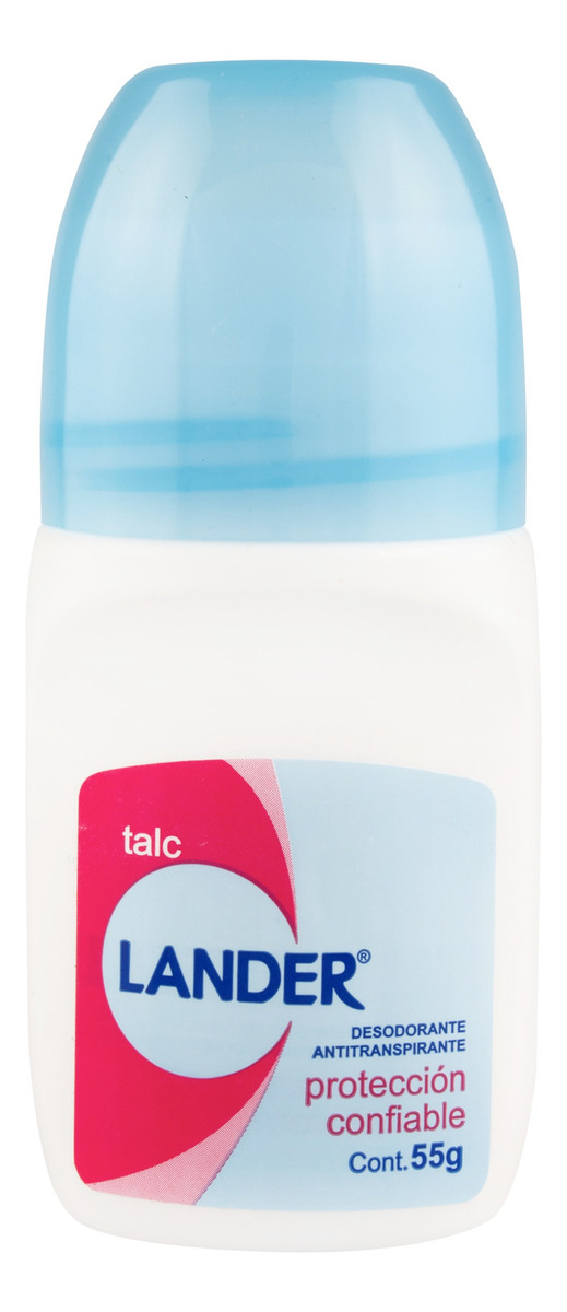 Desodorante Lander Talc Protección Confiable Roll-on 55 Ml
