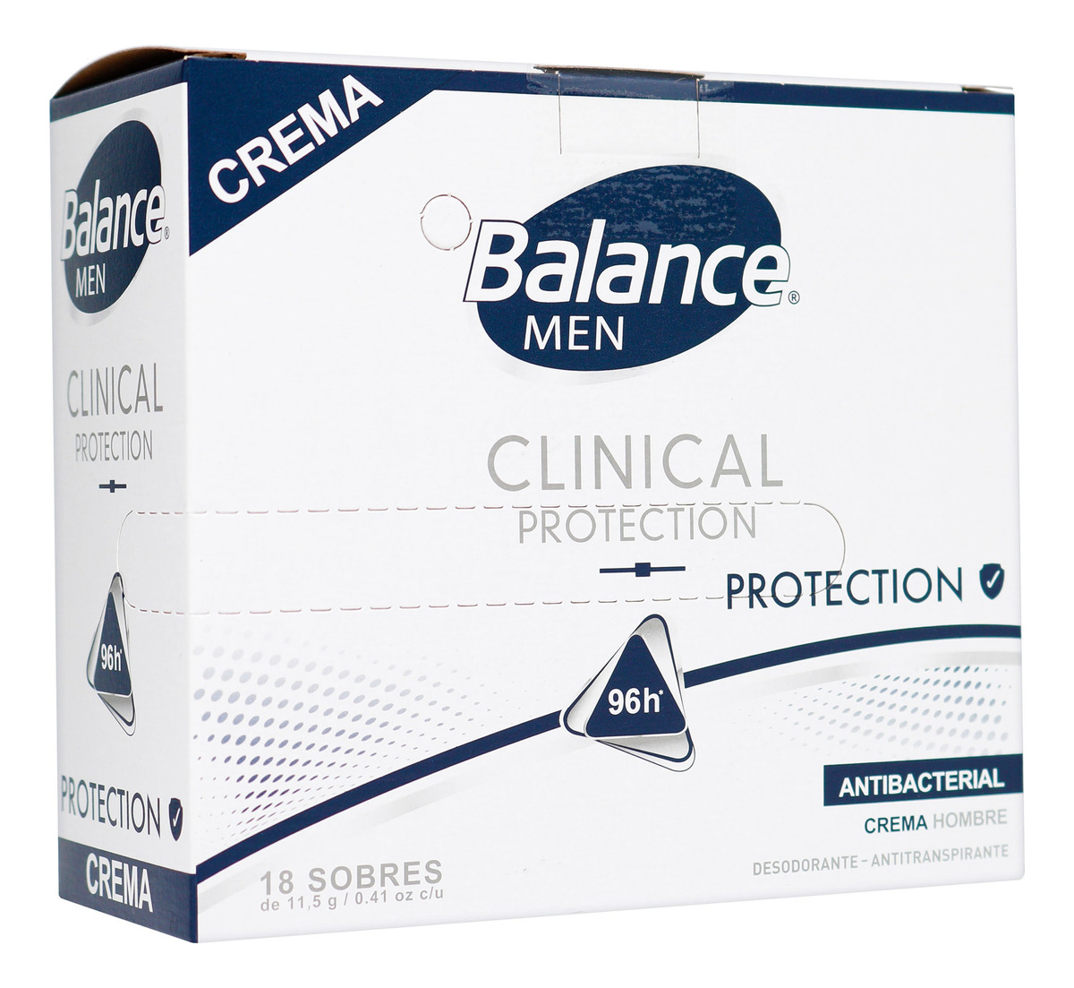 Desodorante Balance Crema Clinical Men 18 Sobres