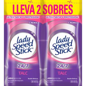 Desodorante Lady Speed Stick Crema Double Defense 18 Sobres
