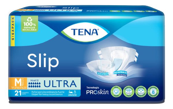 Pañal Tena Slip Ultra Talla M 21 Unidades