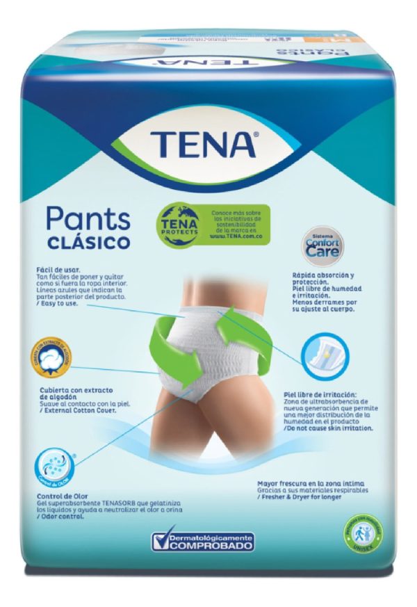 Pañal Tena Pants Clasico Medium 8 Unidades - Imagen 2