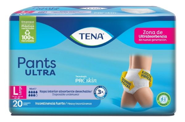 Pañal Tena Pants Ultra Talla L 20 Unidades