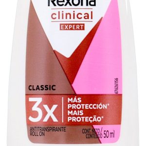 Desodorante Rexona Clinical Expert Classic Roll-on 50 Ml