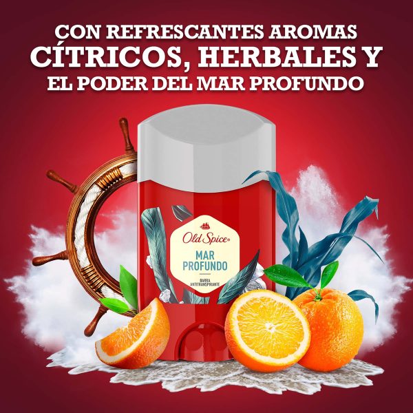 Desodorante Old Spice Mar Profundo Barra 50 Gr - Imagen 2