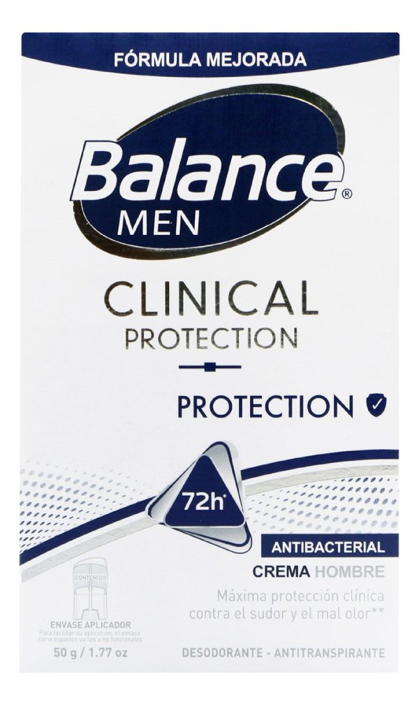 Desodorante Balance Clinical Protection Men Crema 50 Gr